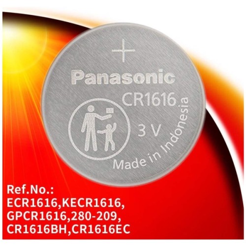 Батарейка CR 1616 Lithium 5pcs Blister Panasonic (CR-1616/5BE)