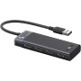 Концентратор Ugreen USB 3.0 to 4xUSB 3.2 Gen1 CM653 black (15548)