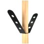 Вішалка підлогова Аклас Ліщина VKY-6039B 179x38 (Бук/метал чорний) (00164136)