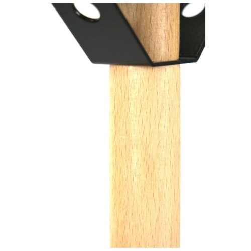 Вішалка підлогова Аклас Ліщина VKY-6039B 179x38 (Бук/метал чорний) (00164136)