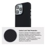Чохол до мобільного телефона Armorstandart LikeCarbon2 MagCase Apple iPhone 16 Pro Kevlar Black (ARM88381)