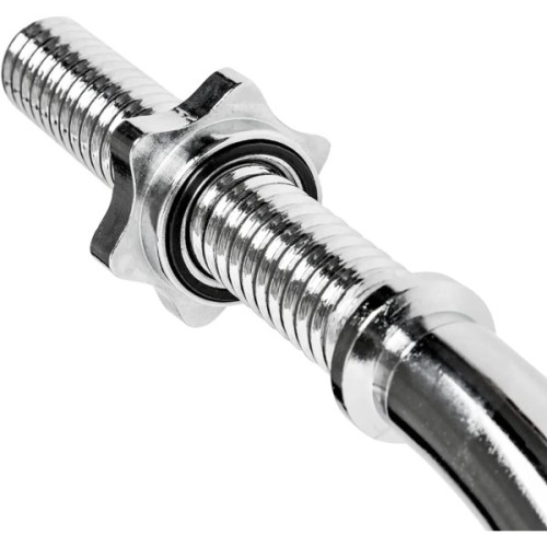 Гриф Toorx W-подібний 120 см 25 мм з гвинтовими замками (BCV-120) (931114)