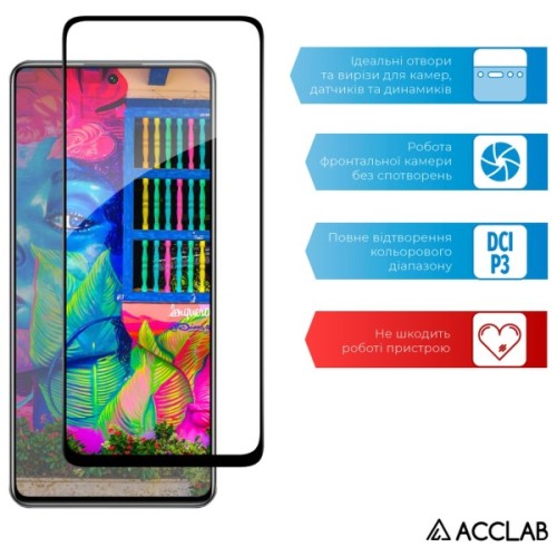 Скло захисне ACCLAB Full Glue Xiaomi Redmi Note 11T Black (1283126518836)