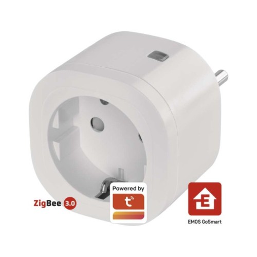 Розумна розетка WIFI P5533 GoSmart, ZigBee 3.0, IP44 EMOS (P5533)