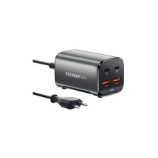 Зарядний пристрій Essager 2xUSB-C + 2xUSB 67W GaN (ECT2AC-JYB0G-Z)