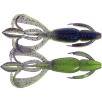 Силікон рибальський Keitech Crazy Flapper 2.4" (10 шт/уп) кpal06 violet lime berry (1551.14.49)