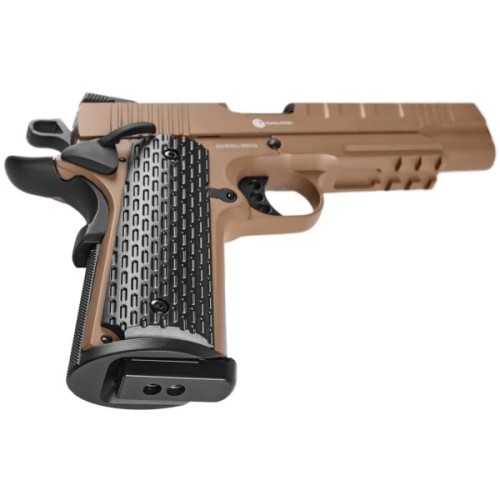 Страйкбольний пістолет Evolution E911 Defender Tan Green Gas (EP0511-T)