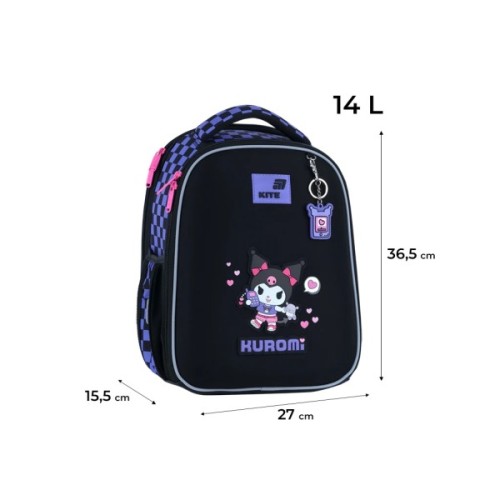 Портфель Kite Education каркасний 555 HK-3 Kuromi (HK26-555S-3)