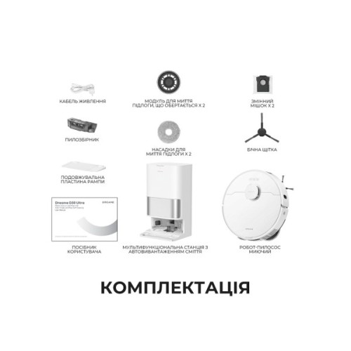 Пилосос Dreame D30 Ultra White (RTD31TE)