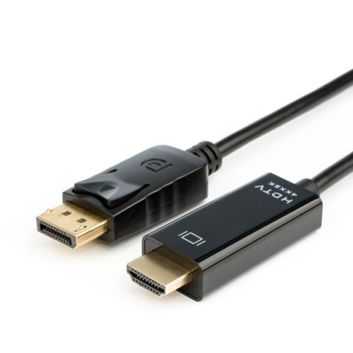 Кабель мультимедійний DisplayPort M to HDMI M 5.0m 8K/4K black Atcom (50100)
