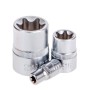 Набір торцевих головок Alloid зовнішній TORX, 1/4", 3/8", 1/2"DR, E4–E24, 14шт. (NGE-424K)