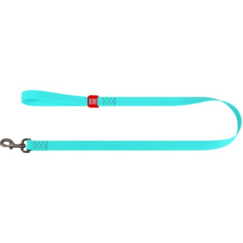 Повідець для собак WAUDOG Waterproof світонакоплювальний L-XXL Ш 25 мм Д 122 см бірюзовий (2720)