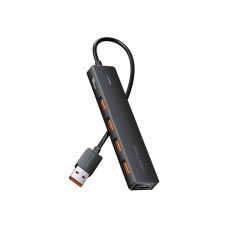 Концентратор Vention USB to 4xUSB 3.2 Gen2 + USB-C 10Gbps 0.15m black (CHOBB)