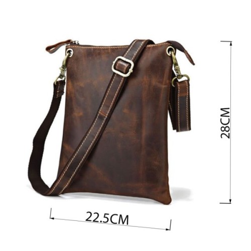 Сумка Vintage Шкіряна Коричнева (14061)