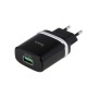 Зарядний пристрій HOCO C12Q Smart USB QC3.0 18W Black (6931474716255)