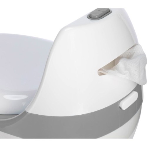 Горщик FreeON зі звуком змиву, білий (49249)