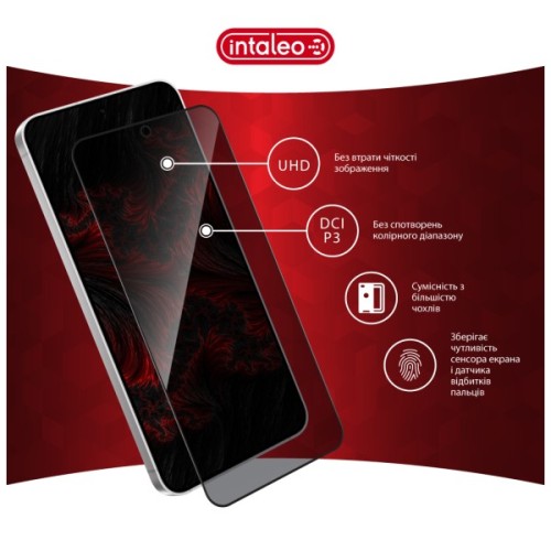 Скло захисне Intaleo Privacy Samsung Galaxy S24 Plus Black (1283126592027)