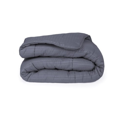 Ковдра MirSon зимова Шовкова Супер Тепла №9003 Eco Light Gray 172x205 см (2200005993507)