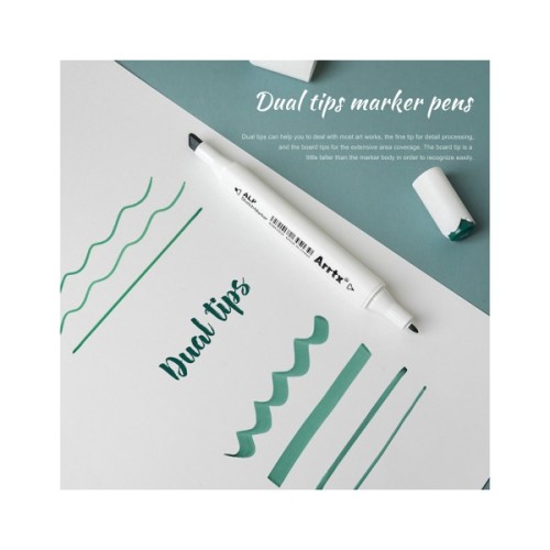 Художній маркер Arrtx Спиртові Alp ASM-0290B 90 кольорів (LC302475)