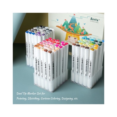 Художній маркер Arrtx Спиртові Alp ASM-0290B 90 кольорів (LC302475)