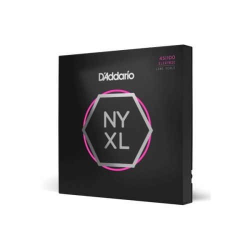 Струни для гітари D'Addario NYXL Bass Regular Light (45-100) (NYXL45100)