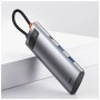 Порт-реплікатор Baseus 7-in-1 Metal Gleam Series Type-C to HDMI+USB+SD/TF Docking Station (WKWG020113)