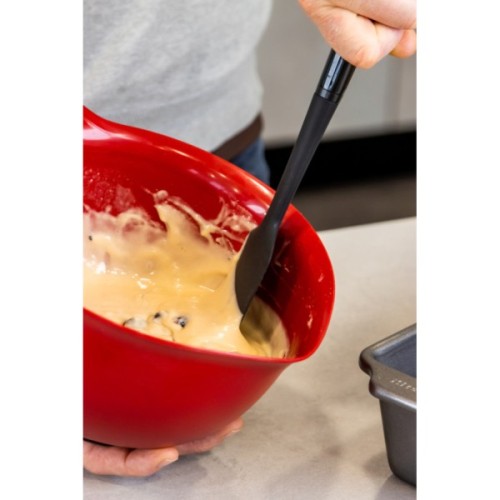 Лопатка кухонна KitchenAid Classic для тіста 30 см чорний (KCG031OHOBE)