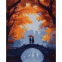 Картина по номерам Santi алмазна мозаїка "Осіння романтика", 40*50см на підрамн (956062)