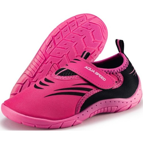Аквашузи Aqua Speed Aqua Shoe Model 642-27F рожевий, чорний 32 (5908217693747)