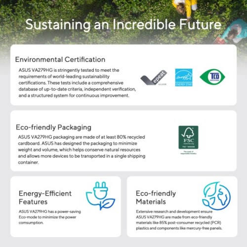 Монітор ASUS VA279HG (90LM04J1-B02371)