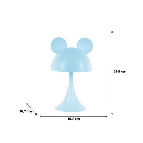 Нічник Kite Світильник LED з акумулятором Simple Mouse, блакитний (K25-317-2-3)