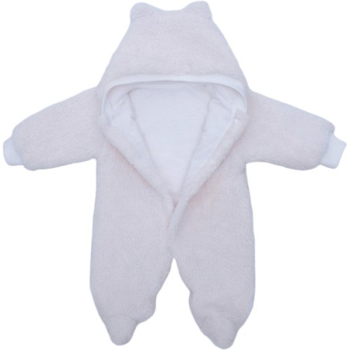 Комбінезон дитячий HAPPY TOT з вушками ПУШОК (1211-56-cream)