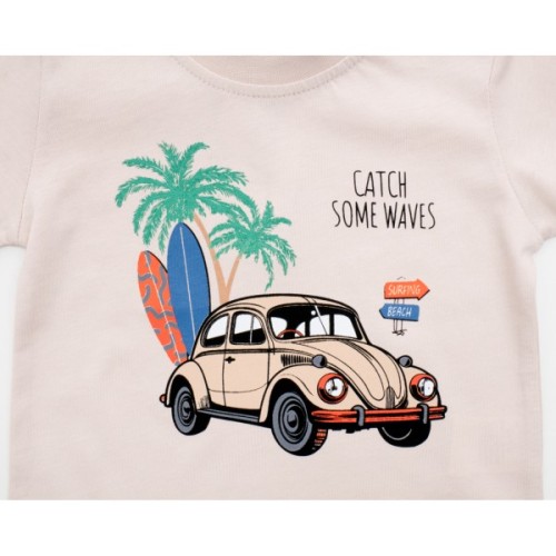 Набір дитячого одягу Breeze з машинкою (21723-104B-beige)