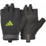 Рукавички для фітнесу Adidas Essential Training Gloves ADGB-15003GN чорний, зелений L (885652025973)