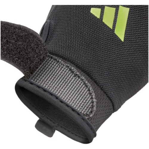 Рукавички для фітнесу Adidas Essential Training Gloves ADGB-15003GN чорний, зелений L (885652025973)