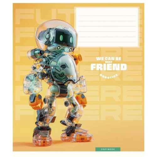 Зошит Школярик We can be best friend 12 аркушів клітинка (012-3461K)