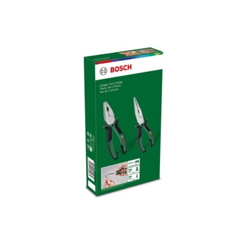 Плоскогубці Bosch набір 2 шт, комбіновані, подовжені (1.600.A02.75H)