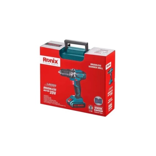 Шуруповерт Ronix ударний акумуляторний 20В, 2Ah х 2 (8900K)