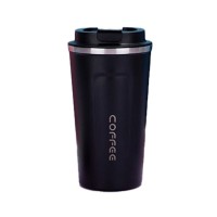Термокружка Merlion MugCoffe 500 мл з відкидною кришкою, чорна (MugCoffe-500Black)
