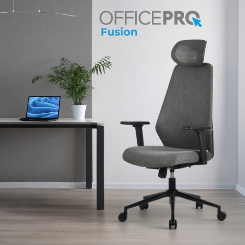 Офісне крісло OfficePro Fusion OC577G Gray (OC577G)