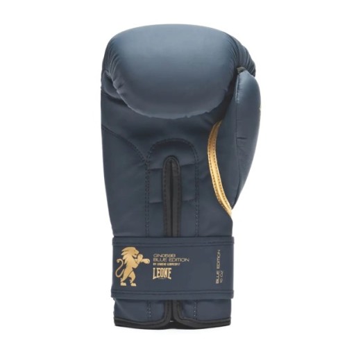 Боксерські рукавички Leone GN059B Blue Edition 10 унцій (капа в комплекті) (GN059B_Blue_10oz)