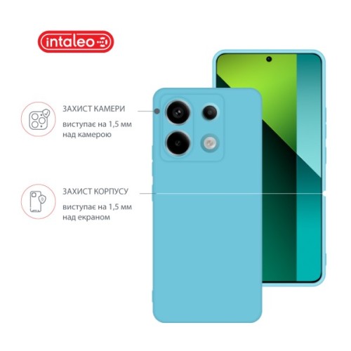 Чохол до мобільного телефона Intaleo Silicone Xiaomi Redmi Note 13 Pro 5G Light Blue (1283126601194)