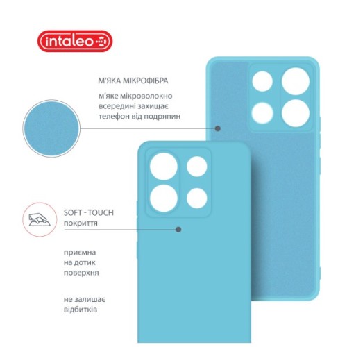 Чохол до мобільного телефона Intaleo Silicone Xiaomi Redmi Note 13 Pro 5G Light Blue (1283126601194)