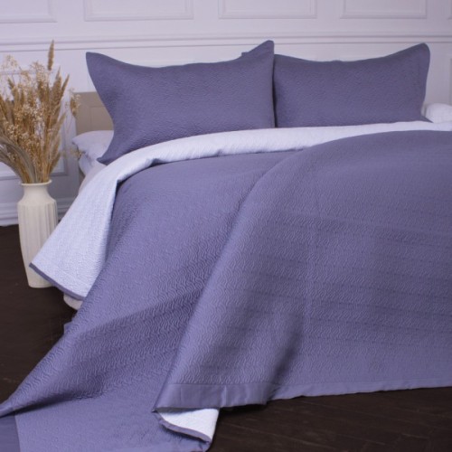 Покривало MirSon набір Imperial Grey Line покривало 220х240 см + наволочки 50х70 см х 2 шт (2200007178070)