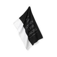 Рушник Kela кухонний Gianna, 70x50 см, чорно-білий This kitchen (12781) (00000023326)