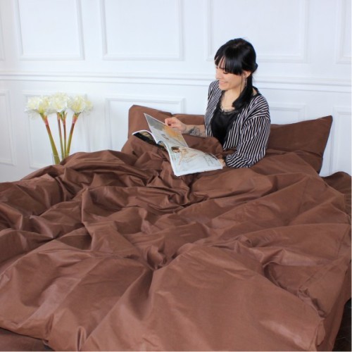 Постільна білизна MirSon Ranforce Elite 19-1217 Chocolate perla 175х210 (2200004670560)