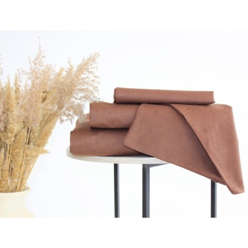 Постільна білизна MirSon Ranforce Elite 19-1217 Chocolate perla 175х210 (2200004670560)