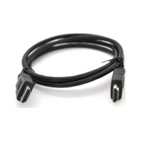 Кабель мультимедійний HDMI M to HDMI M 1.2m V1.4 black Merlion (YT-HDMI(M)/(M)-1.2mW-H181)