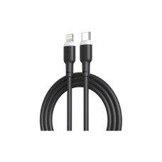 Дата кабель USB-C to Lightning 1.0m 20W liquid silicone NB208A black XO (6920680826810)
