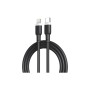 Дата кабель USB-C to Lightning 1.0m 20W liquid silicone NB208A black XO (6920680826810)